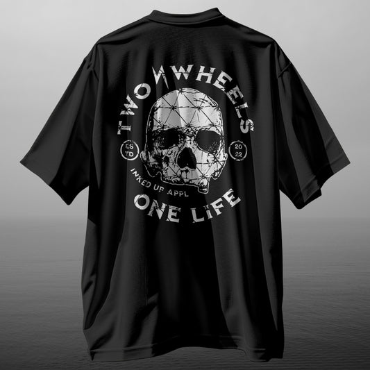 2 WHEELS 1 LIFE DELUXE TSHIRT